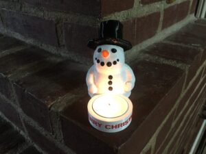 Snowman Tealight
