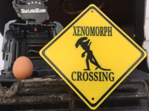 Xenomorph Crossing Sign