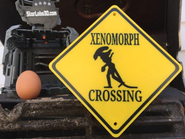 Xenomorph Crossing Sign