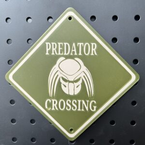 Predator Crossing Sign