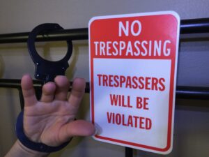 No Trespassing Sign
