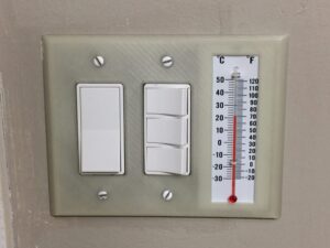 Double Rocker with Thermometer