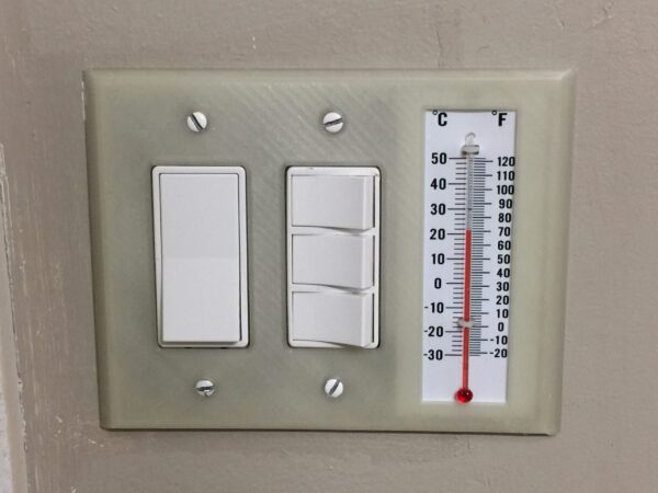 Double Rocker with Thermometer