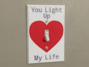 Valentine's Day Light Switch Cover