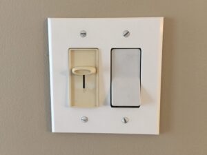 Double Rocker Light Switch