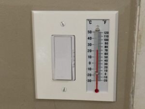 Rocker Switch Oversized with Thermometer
