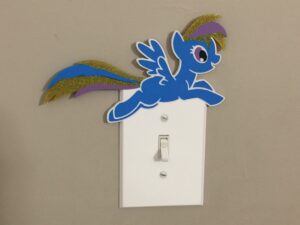 Rainbow Dash light Switch Cover