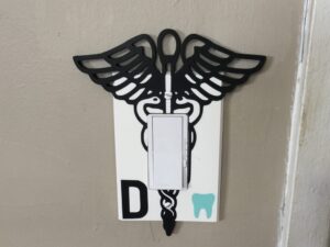 Rocker Switch with Dentist Symbol