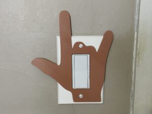 Rocker Switch with I Love You
