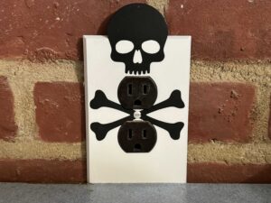 Skull and Crossbones Outlet Cover