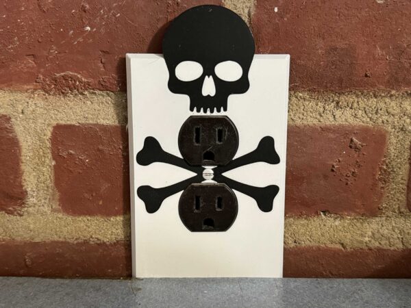Skull and Crossbones Outlet Cover