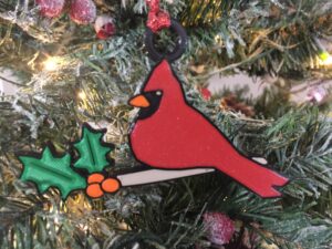 Cardinal Ornament