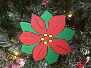Poinsettia Ornament