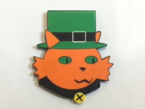 Leprechaun Cat Magnet