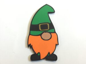 St Patrick's Gnome Magnet